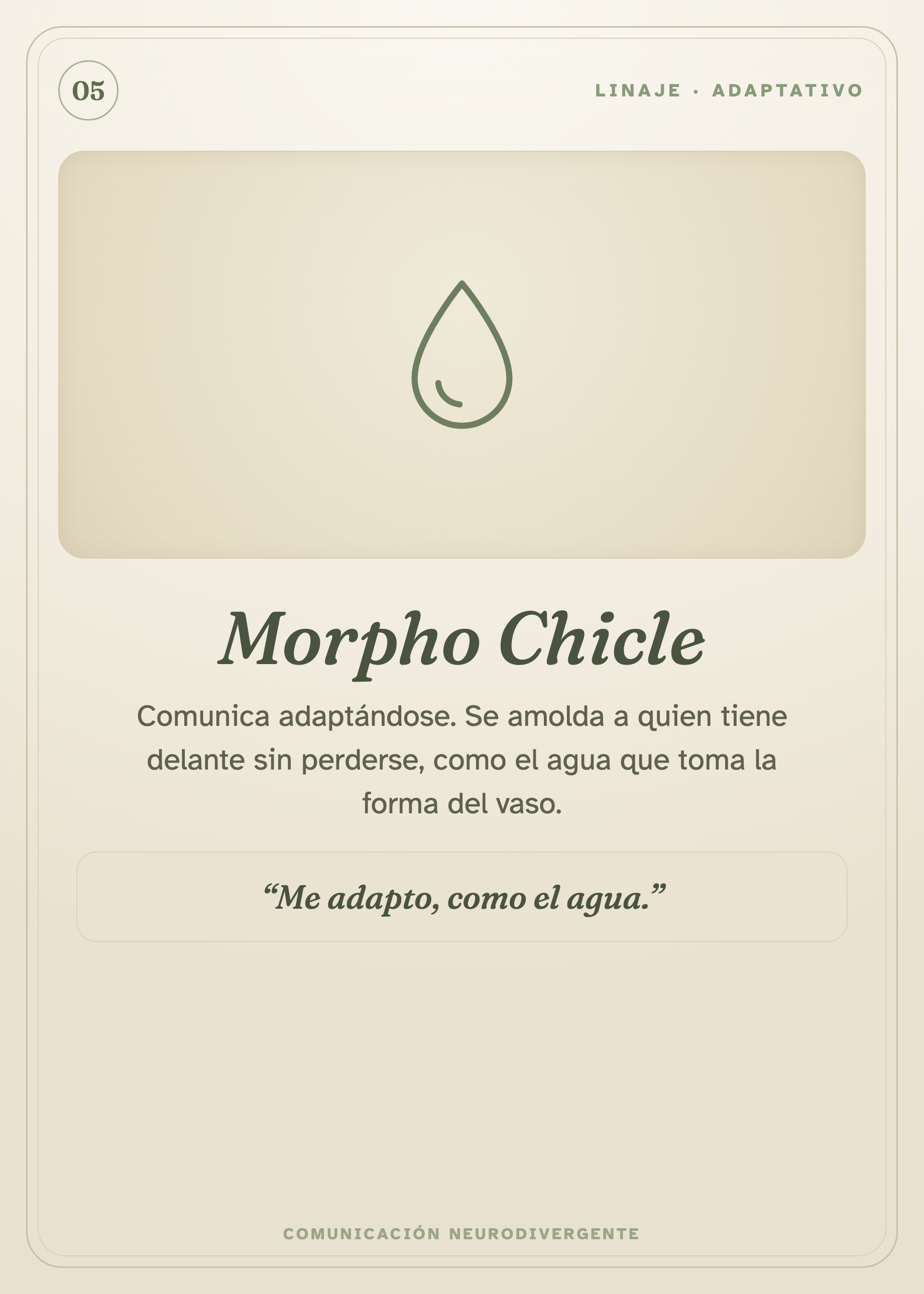 Carta: Morpho Chicle