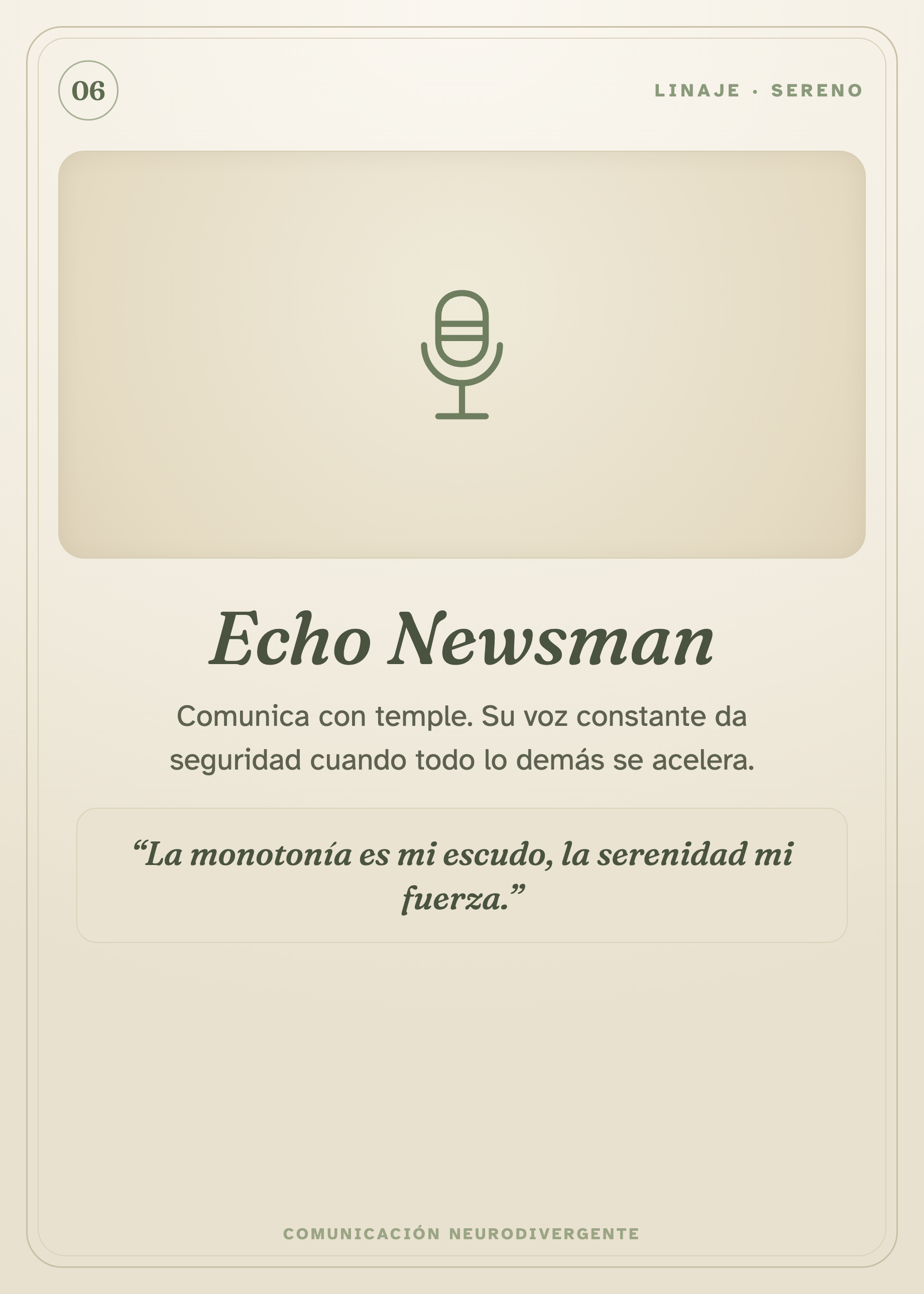 Carta: Echo Newsman