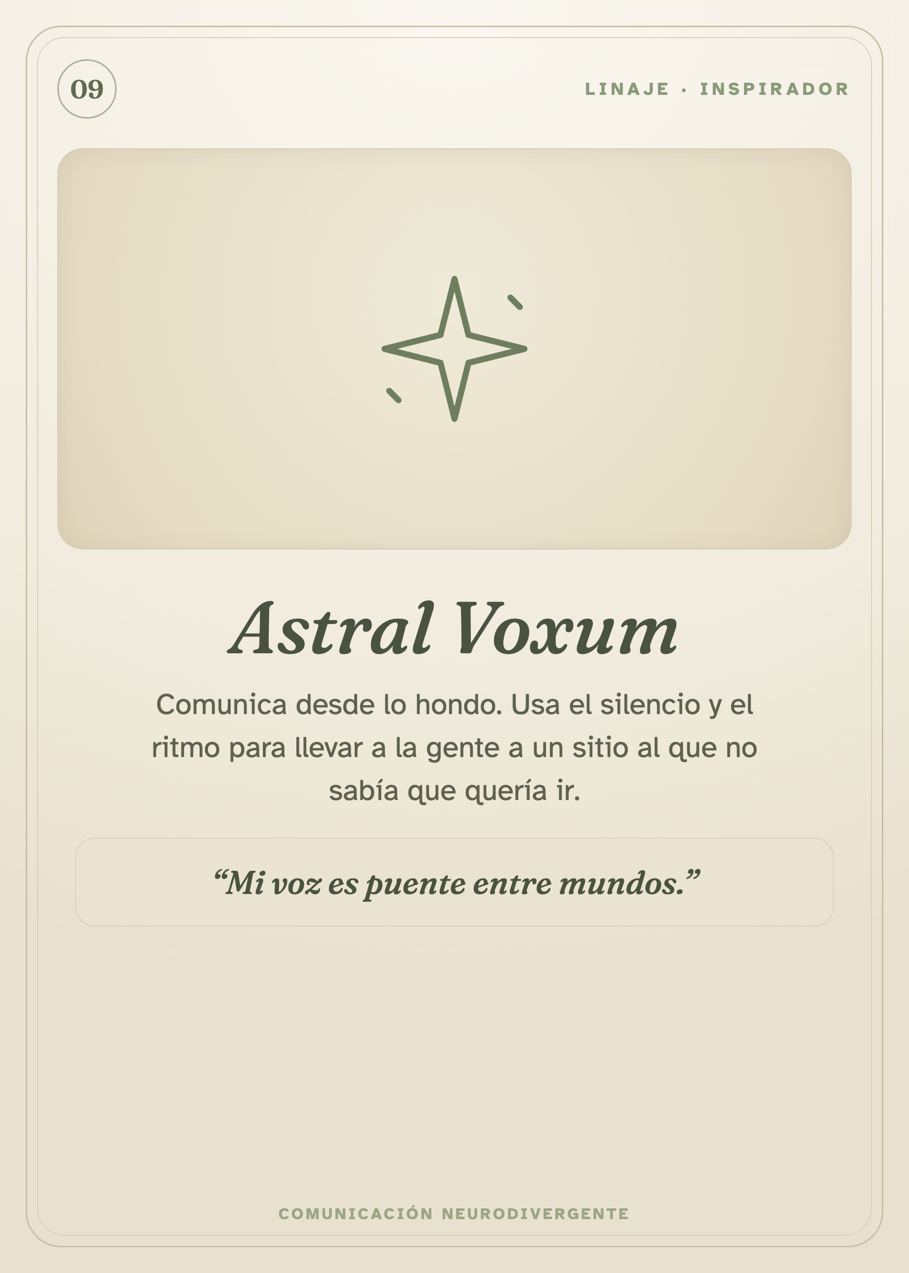 Carta: Astral Voxum
