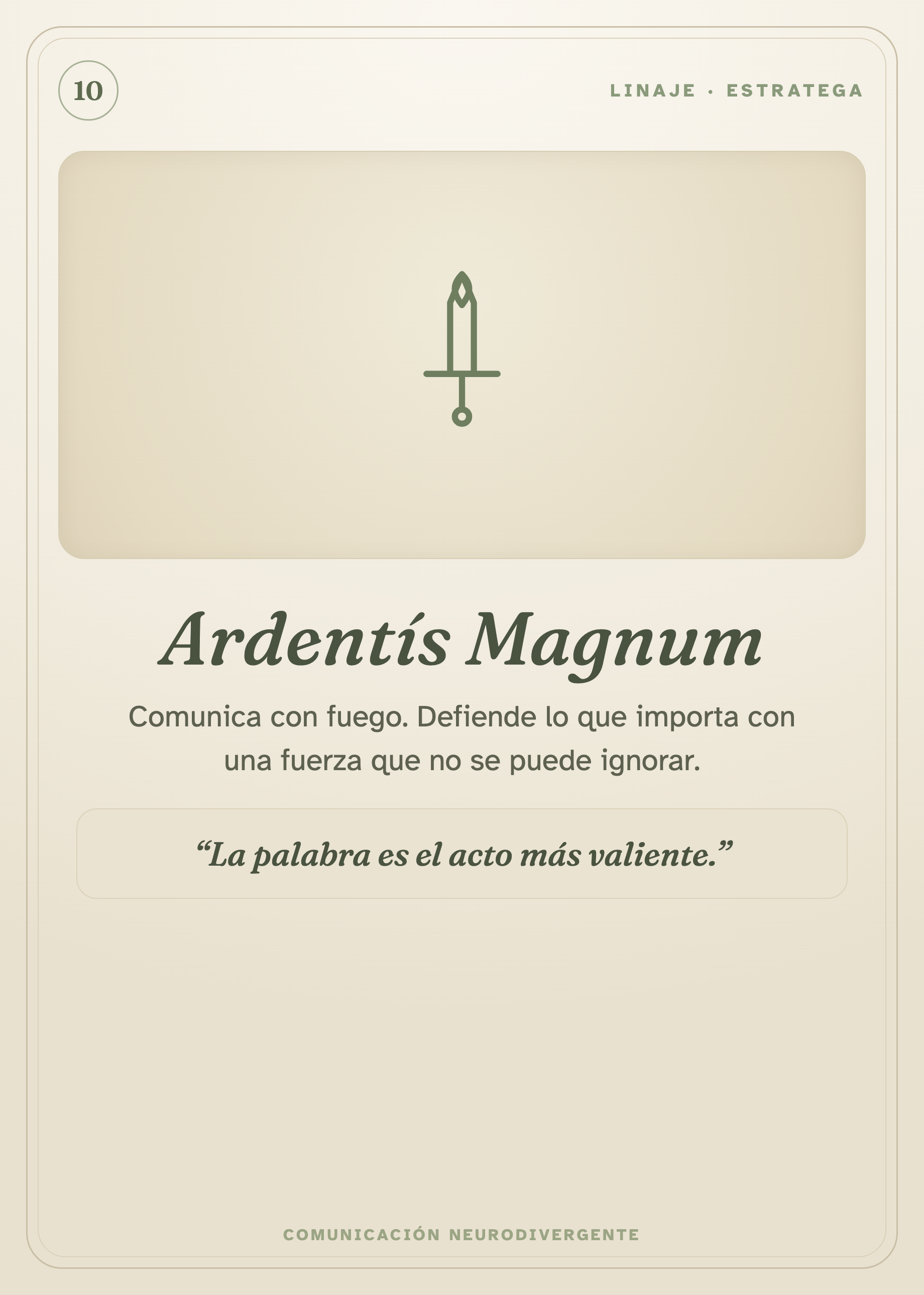 Carta: Ardentís Magnum